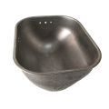 Wet feeding trough for sows, thickened steel trough for pigs, sows farrowing bed positioning pan
